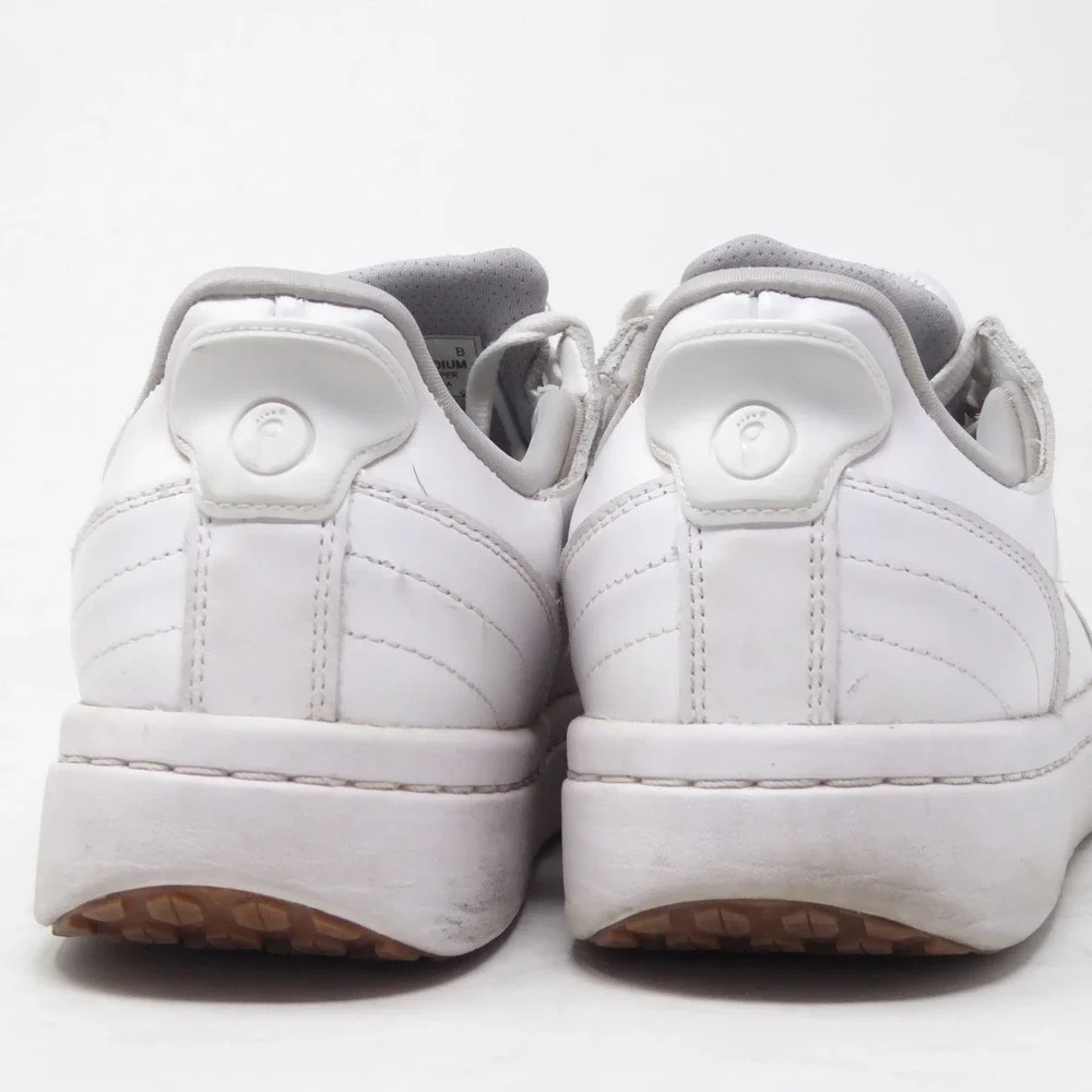 Orthofeet Women Wander Hands Free White Leather Orthopedic Sneakers 9 81104